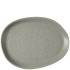 Churchill Stonecast Peppercorn Grey Organic Platter 26 x 20cm/10.25 x 7.8" (Pack of 6)
