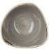 Churchill SPGSTRB61 Stonecast Grey Triangle Bowl 15.3cm 26cl