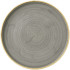 Churchill Stonecast Peppercorn Grey Walled Plate 26cm/10.19" (Pack of 6)