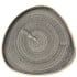 Churchill Stonecast Peppercorn Grey Triangle Walled Chefs Plate
