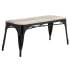 Bolero Bistro Indoor Bench Mango Wood & Black 1000mm (Pack of 2)