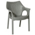 Bolero Elements Polypropylene Armchairs Olive Green (Pack of 4)