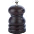 Brown Rubber Wood Pepper Mill 3"