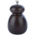 Brown Rubber Wood Pepper Mill 5"