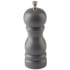 Grey Rubber Wood Pepper Mill 6"