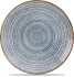 Studio Prints Homespun Slate Blue Coupe Plate 26cm