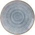 Churchill Studio Prints Homespun Slate Blue Coupe Plate 28.8cm/11.31" (Pack of 12)