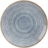 Churchill Studio Prints Homespun Slate Blue Coupe Plate 21.7cm/8.5" (Pack of 12)