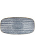 Churchill Studio Prints Homespun Slate Blue Chefs Oblong Plate 15.3 x 29.8cm/6 x 11.69" (Pack of 12)