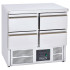 Sterling Pro 4 Drawer Counter Fridge Stainless Steel 220 Litres
