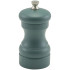 Genware Wooden Salt/Pepper Grinder 10cm Green