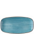 Churchill Stonecast Raw Teal Chefs Oblong Plate 15.3 x 29.8cm/6 x 11.7" (Pack of 12)