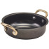 GenWare Black Vintage Steel Round Dish 13.5 x 3.75cm (Pack of 6)