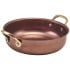 GenWare Copper Vintage Steel Round Dish 15.5 x 4cm (Pack of 6)