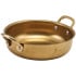 GenWare Gold Vintage Steel Round Dish 15.5 x 4cm (Pack of 6)