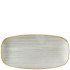 Churchill Stonecast Raw Grey Chefs Oblong Plate 15.3 x 29.8cm/6 x 11.7" (Pack of 12)