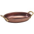 GenWare Copper Vintage Steel Oval Dish 16.5 x 12.5cm (Pack of 6)