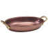 GenWare Copper Vintage Steel Oval Dish 18.5 x 13.5cm (Pack of 6)