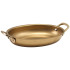 GenWare Gold Vintage Steel Oval Dish 18.5 x 13.5cm (Pack of 6)