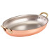 GenWare Copper Plated Oval Dish 24.5 x 17.5cm/9.65 x 6.9" (Pack of 6)