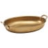 GenWare Gold Vintage Steel Oval Dish 24.5 x 17.5cm (Pack of 6)