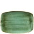 Churchill Stonecast Samphire Green Oblong Plate 13.5x9.1"
