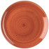 Churchill Stonecast Spiced Orange Coupe Plate 28.8cm/11.31" (Pack of 12)