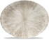 Studio Prints Stone Oval Plate 31.7 x 25.5cm