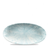 Churchill Studio Prints Stone Aquamarine Oval Plate 11.8x5.75"