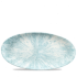 Churchill Studio Prints Stone Aquamarine Oval Plate 13.75x6.75"