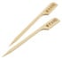 Bamboo Steak Markers Medium Rare