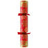 11" Snowflake Red Christmas Cracker with Christmas Quiz (Pack of 100