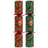 11" Robin Red/Green Mixed Box Christmas Cracker with Quiz (Pack of 100)