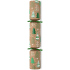 11" Festive Forest Kraft Christmas Crackers with Christmas Quiz (Pack of 100)