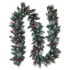Frosted Pine Cone & Berry Garland 2.7m