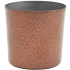 Stainless Steel Serving Cup 8.5cm/3.5" Hammered Copper (Pack of 12)