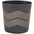 GenWare Metallic Black Lined Serving Cup 8.5 x 8.5cm (Pack of 12)