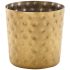 GenWare Gold Vintage Steel Hammered Serving Cup 8.5cm (Pack of 12)