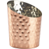 Copper Plated Hammered Angled Cone 11.6 x 9.5cm Dia