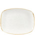 Churchill SWHSOBL31 Stonecast Barley White Chefs Oblong Plate 10.3X8"