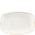 Churchill SWHSOBL21 Stonecast Barley White Chefs Oblong Plate 9.35X6.2"