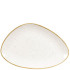 Stonecast Barley White Triangle Plate 30.4 x 20.5cm