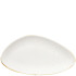 Stonecast Barley White Triangle Plate 35.5 x 18.8cm