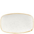 Stonecast Barley White Oblong Chefs Plate 7.8x4.75"