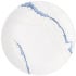 Churchill Inked Tide Accents Blue Coupe Plate 22cm/8.67" (Pack of 12)