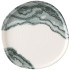 Churchill Tide Black Organic Walled Plate 21cm/8.25"