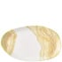 Churchill Inked Tide Gold Natural Oblong Platter 22 x 13cm (Pack of 6)