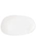 Churchill Inked Tide White Opal Organic Oblong Platter 22 x 13cm (Pack of 6)