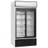 Tefcold Upright Double Sliding Door Display White Fridge 771 Litre