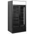 Tefcold Upright Double Door Display Fridge Black 796 Litre